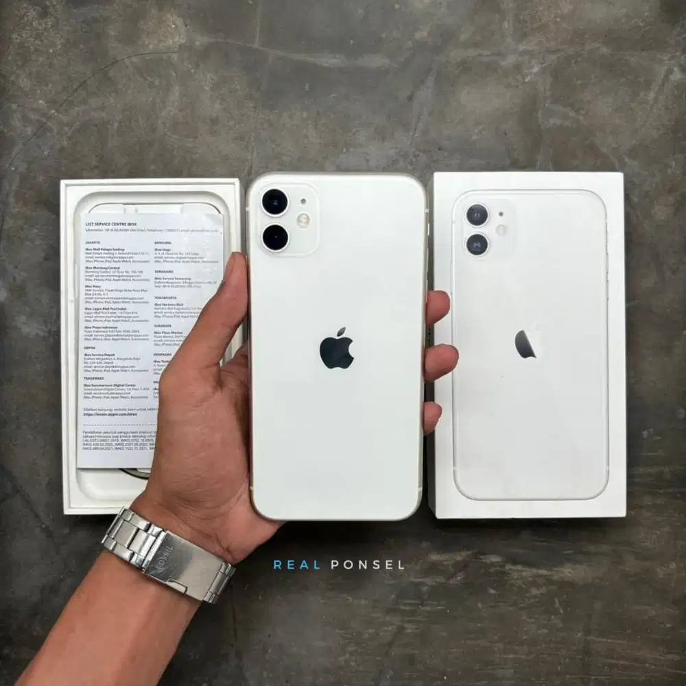 iPhone 11 128 iBox bh 84% Ori White