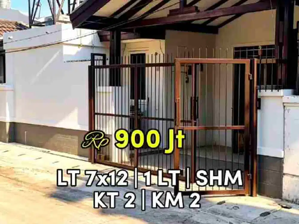 Wilson Rumah bagus siap huni uk 7x12 di poris indah