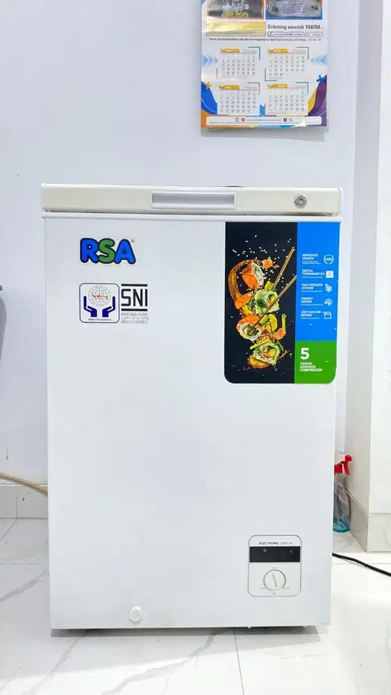 Freezer RSA Bekas Kondisi Bagus Lengkap Kunci & Garansi