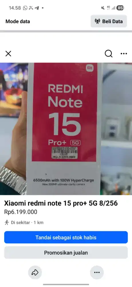 Xiaomi redmi note 15 pro+ 5G 8/256 Atlantis