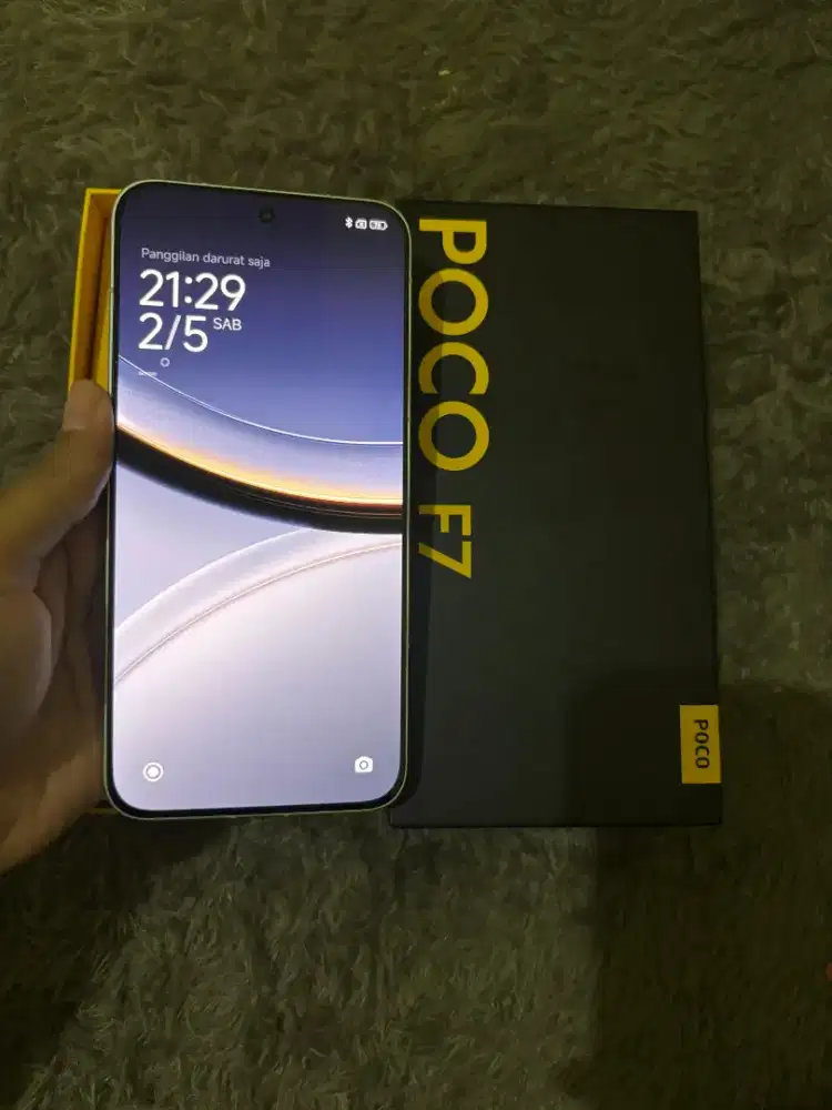 POCO F7
RAM 12/512 GB
FULLSET 
GARANSI ON PANJANG 2027
NO MINUS