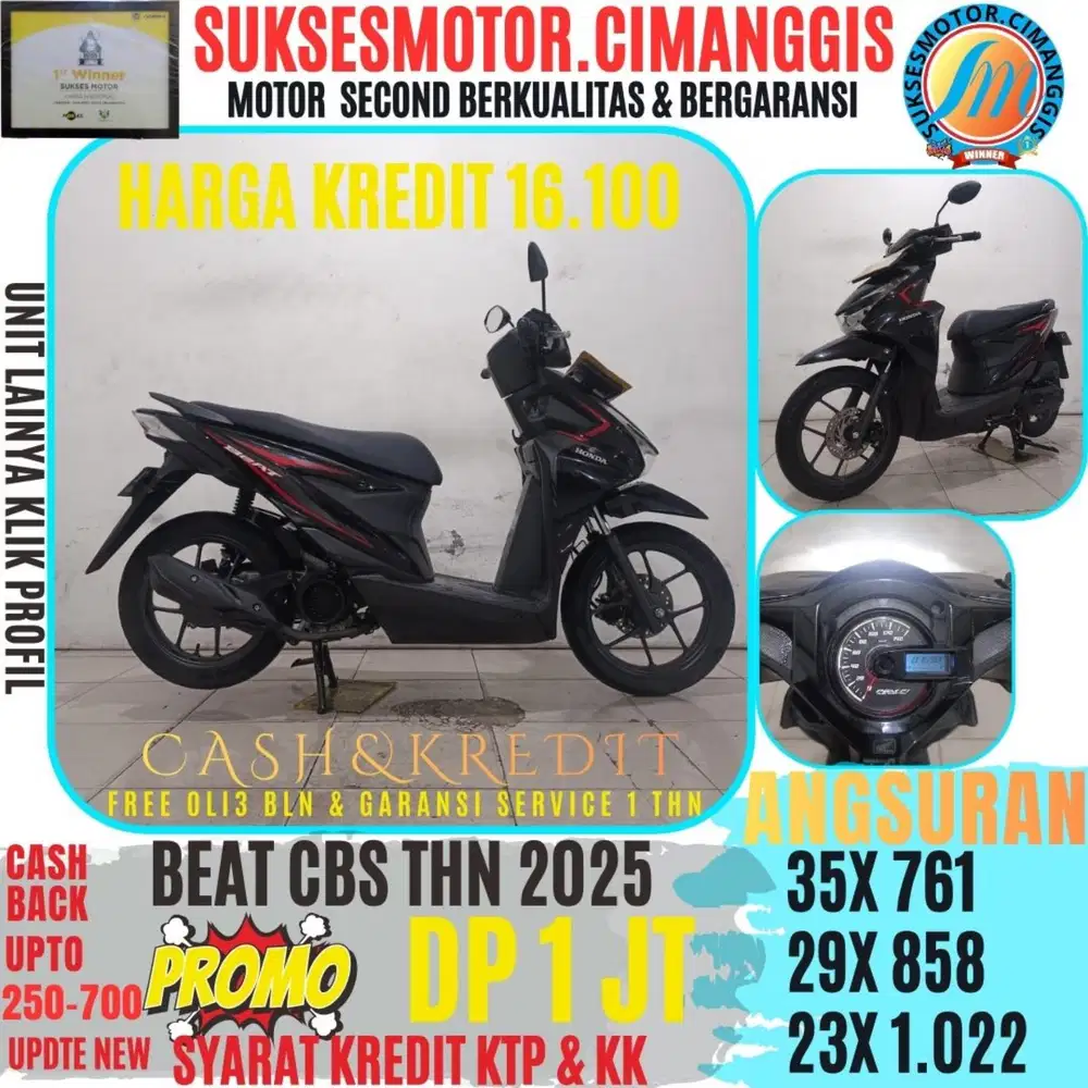 NEW BEAT CBS PROMOTERMURAH CASHBACK UPTO700RBU BERGARANSI SERVICE