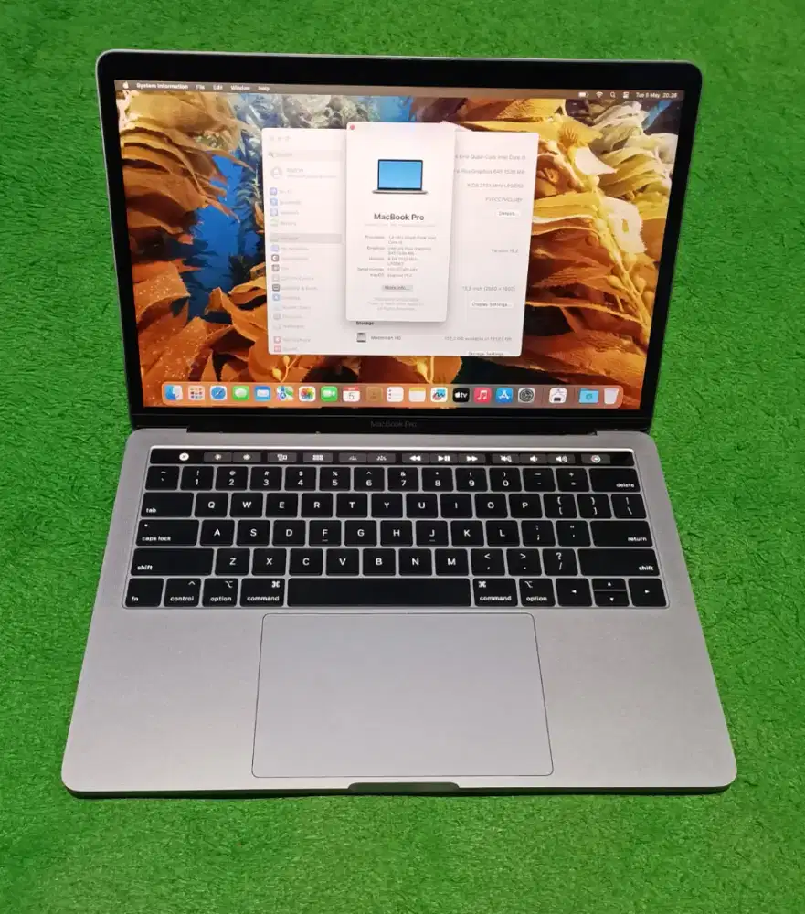 Apple MacBook Pro 2019 Intel i5 8/128 Grey Touchbar Murah