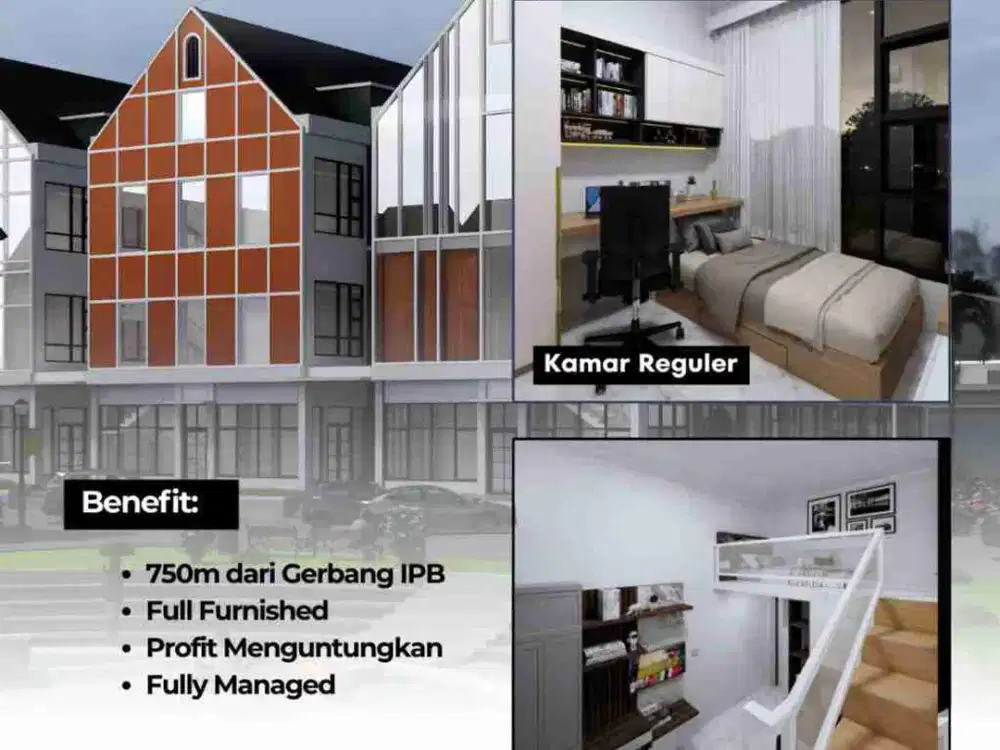 Investasi Kamar Kost Hanya 750m Ke Universitas IPB Bogor