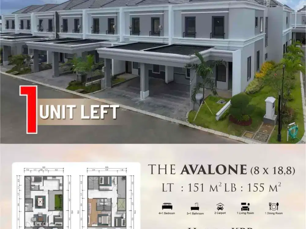 DIJUAL RUMAH BARU PURI MUTIARA MONGINSIDI MAKASSAR 5 KAMAR TIDUR