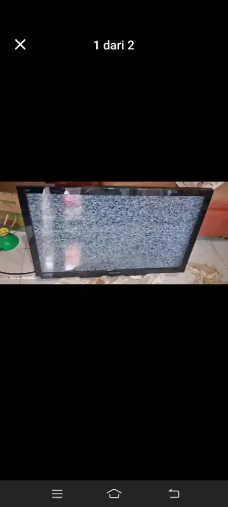 Jual seadanya Tv 32in hidup Cuman Stmt mati