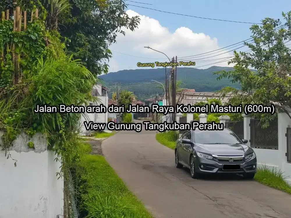 JUAL CEPAT HARGA TURUN Tanah Cocok Untuk Usaha Townhouse Di Jalan Karyawangi Parongpong Bandung