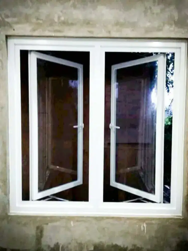 Pemasangan jendela pintu panel partisi kusen kaca dll