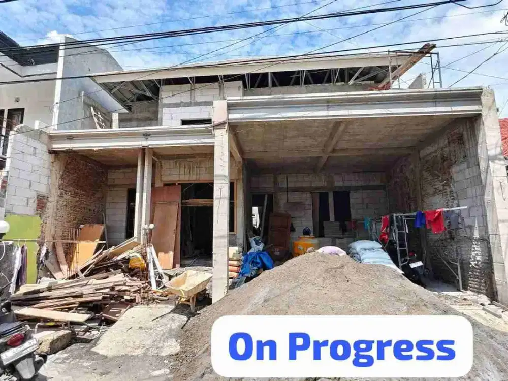 ‼️BARU‼️Rumah On Progres di Perum Rewwin Waru Sidoarjo.