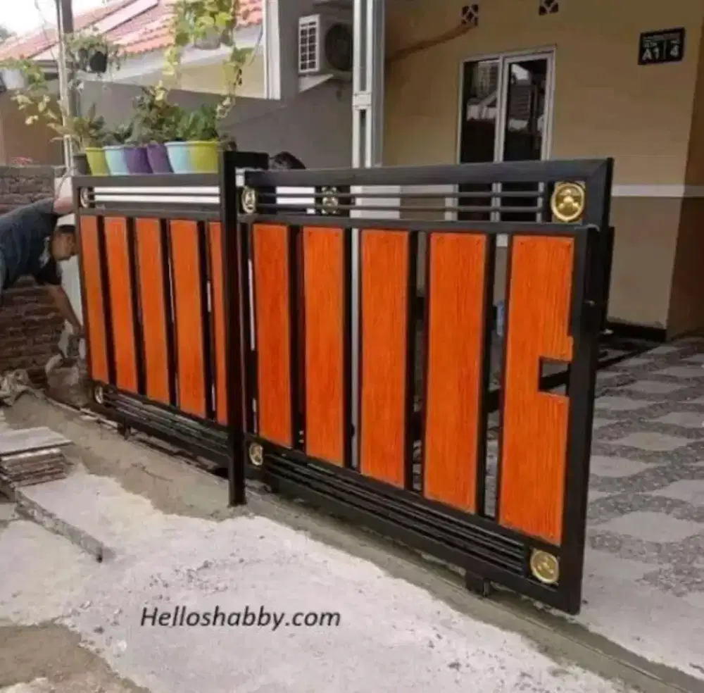 pagar minimalis modern