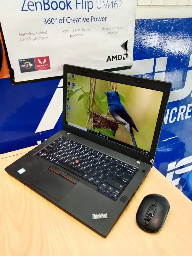 SIAP EDITING LAPTOP LENOVO THINKPAD T470P CORE i7 RAM 8GB SSD 256GB