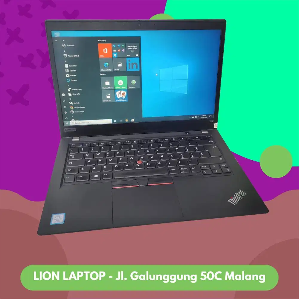 RAM 16GB i5 Gen 8 SSD 256GB Lenovo Thinkpad T490 [05|05]