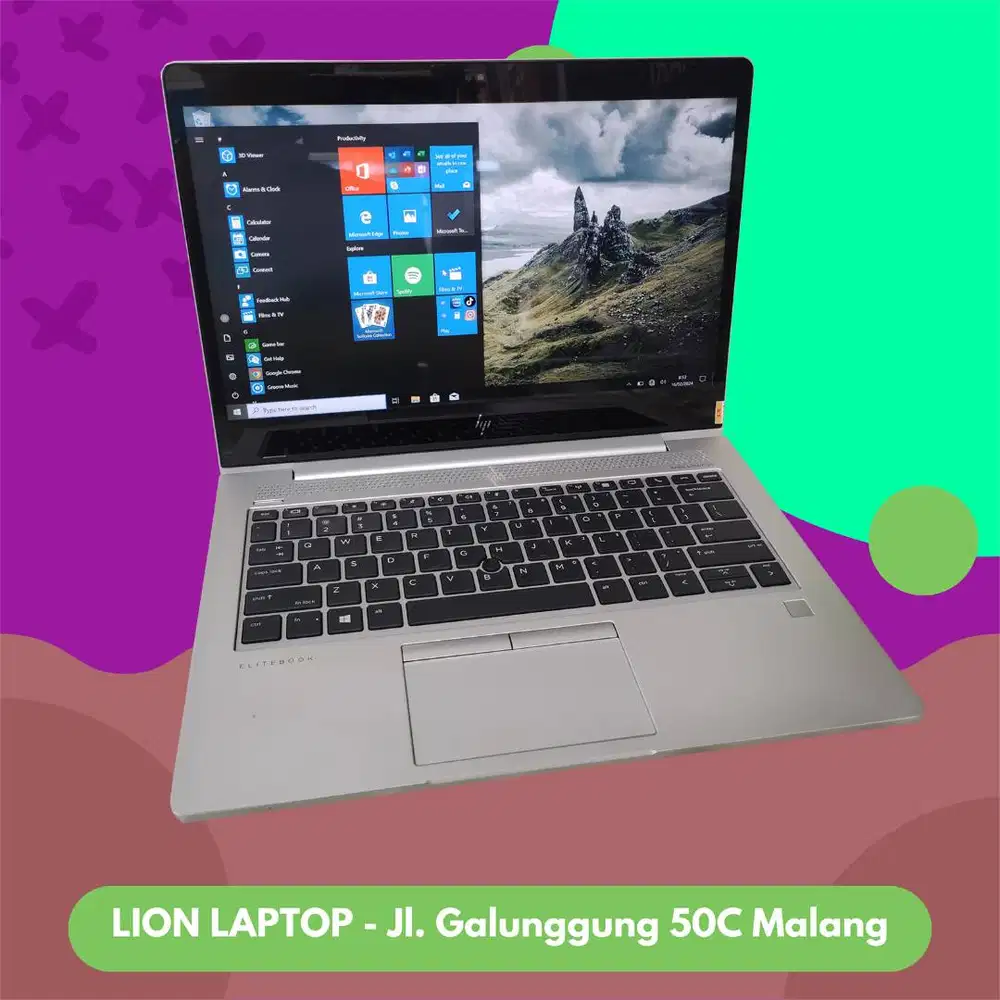 Core i7 gen 8 RAM 8GB Touchscreen Slim HP Elitebook 830 G6 [05|05]