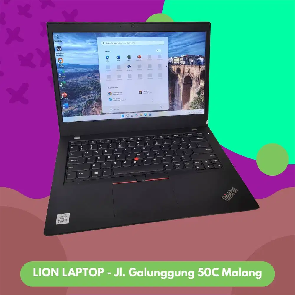 i5 Gen 10 Murah RAM 8GB SSD 256GB Lenovo Thinkpad L14 [05|05]