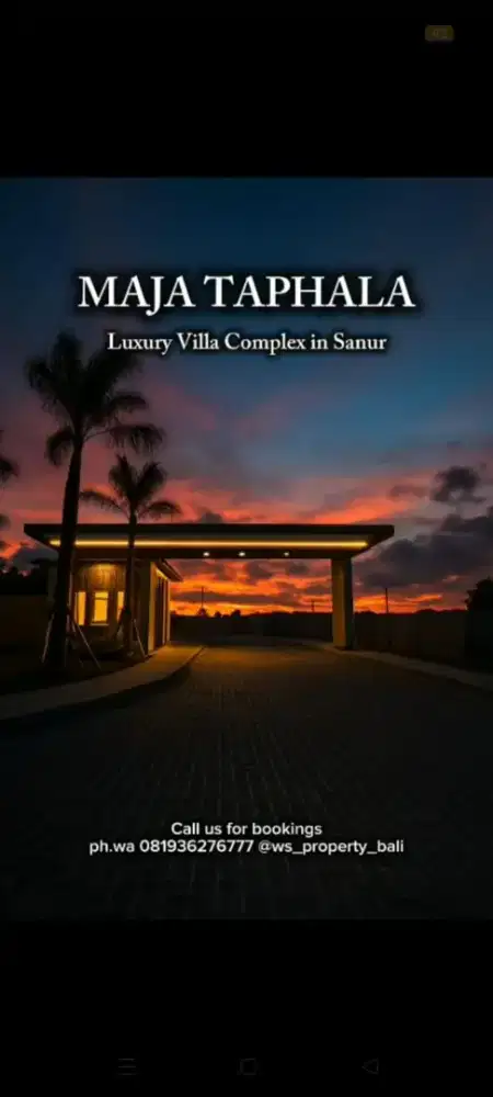 Jual villa inden villa komplek