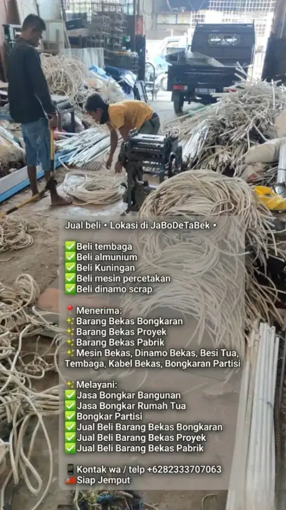 Jasa kupa kabel tembaga dan almuniun