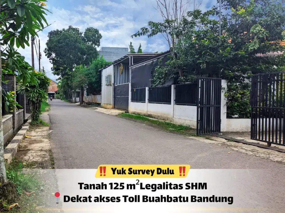 Tanah SHM 125 m² Buahbatu – Langkah Awal Punya Properti