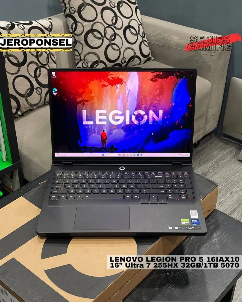LENOVO LEGION PRO 5 16IAX10 16” OLED Ultra 7 255HX 32GB/1TB 5070 8GB T