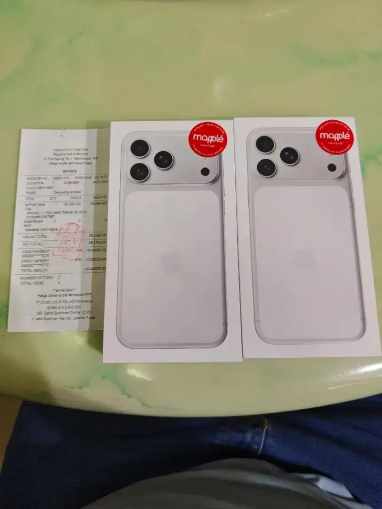 Iphone 17 pro max 256 segel garansi id/a