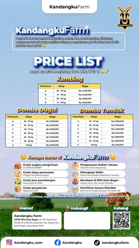 Hewan kurban idul Adha