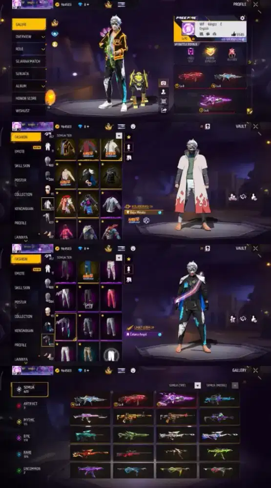 Jual beli akun FREE FIRE aman terpercaya