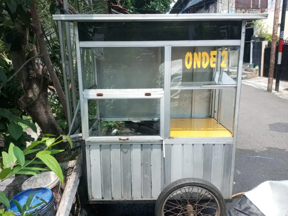 Gerobak jualan alumunium