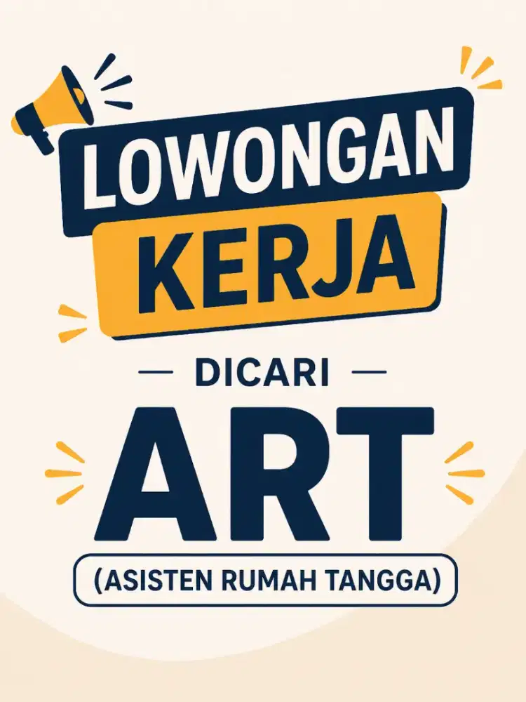 Dicari Pengasuh Anak / ART
