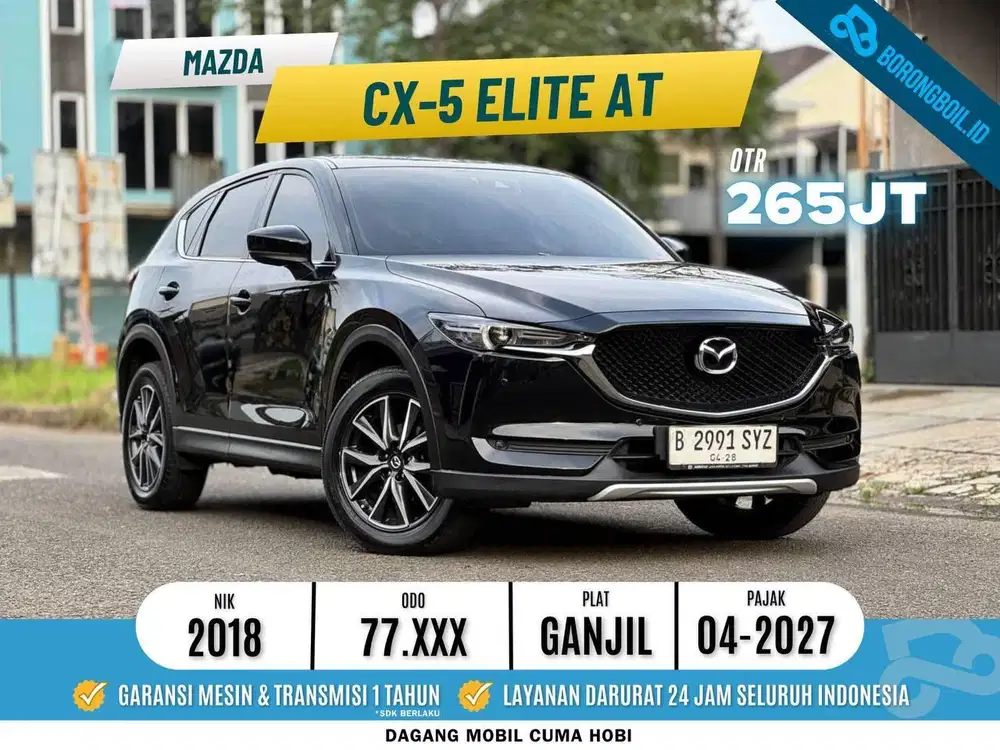LOW KM!!CX5 ELITE AT 2018 SIAP PAKAI