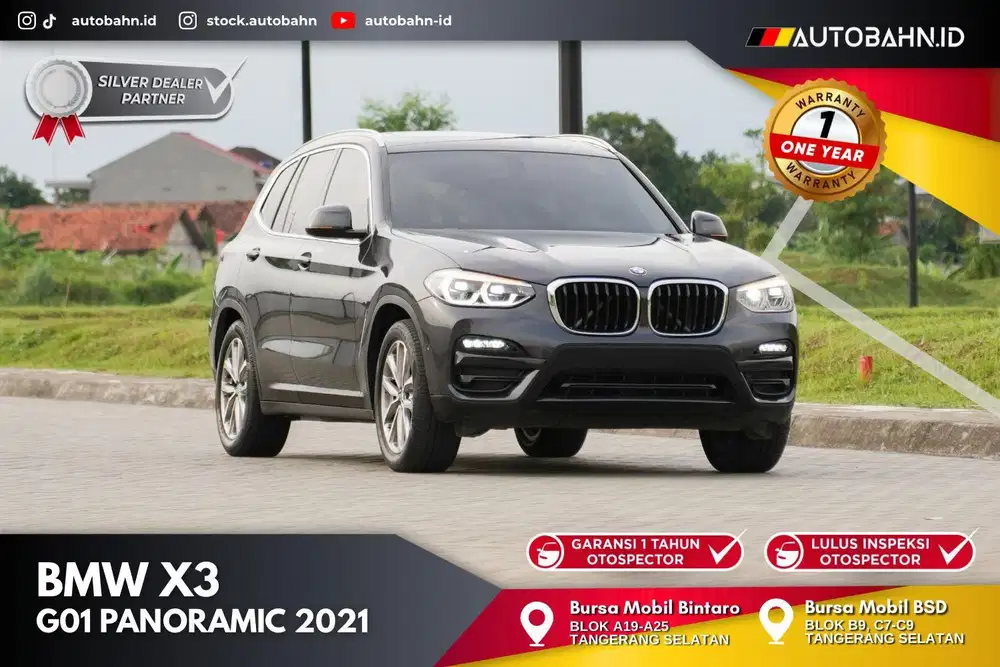 Lega Bertenaga? BMW X3 sDrive20i G01 2021 Panoramic Black!