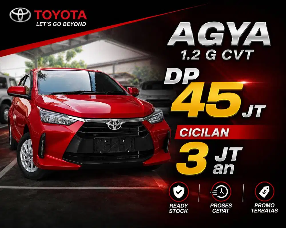 BERKAH PROMO TOYOTA TERBAIK AGYA 1.2 G CVT