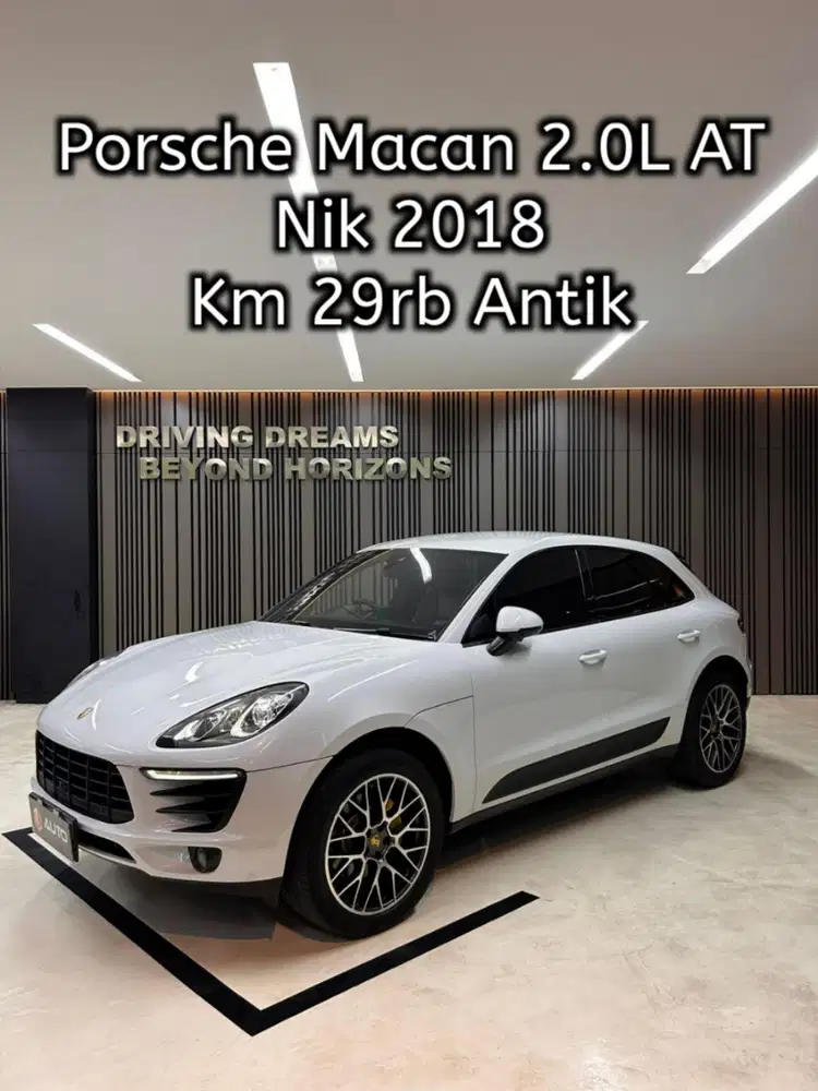 Porsche Macan 2.0L AT 2019 Putih Km29rb Nik 2018