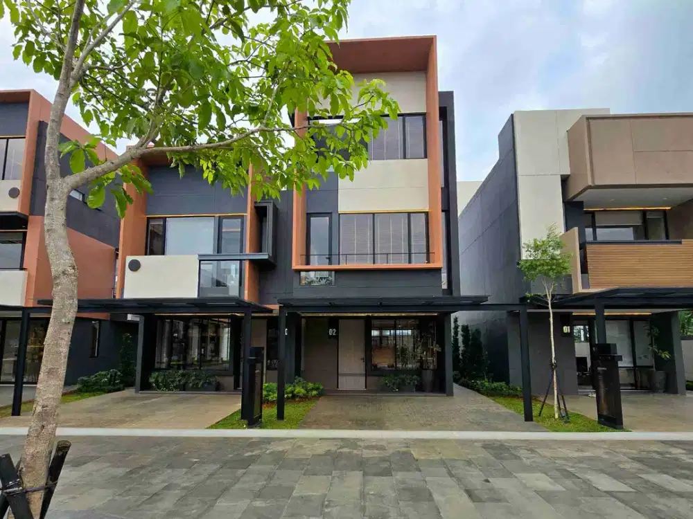 Rumah 3 Lantai Park Serpong Tipe Goldtops Alpha DP 22 Juta