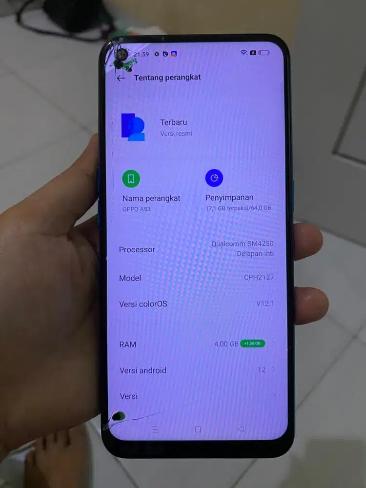 Dijual Oppo A53 4/64GB