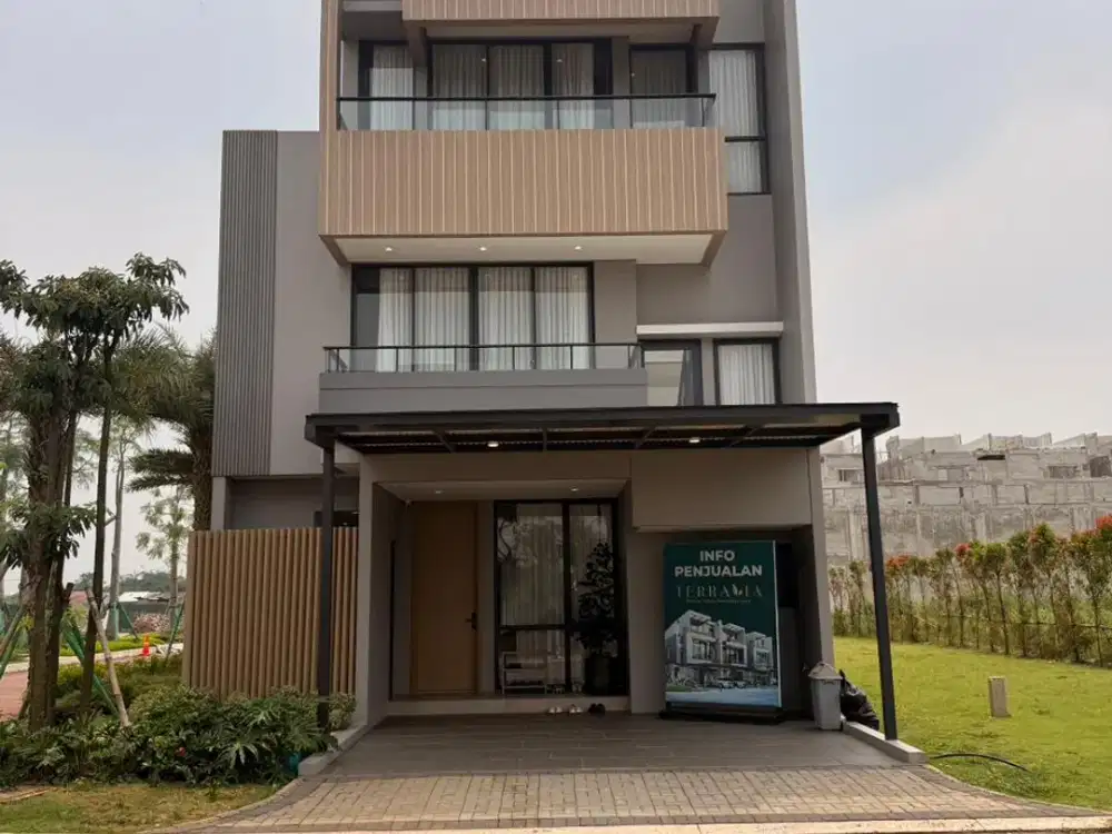 Dijual Rumah 3 Lantai Terravia di BSD Dekat Mall Eastvara