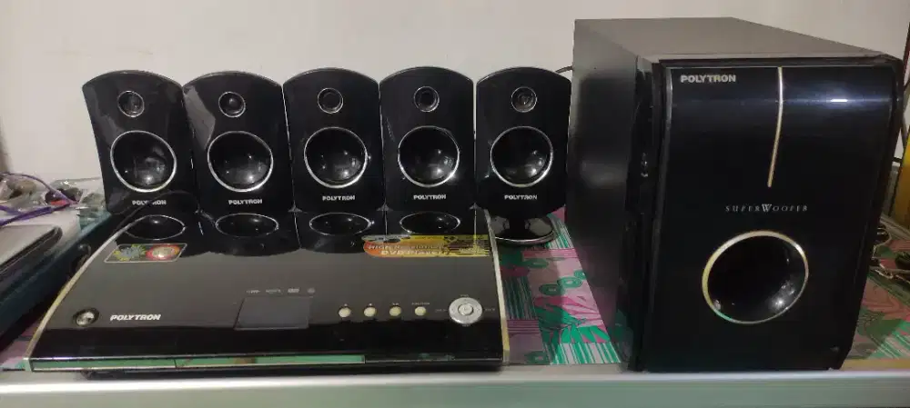 Home Theater Polytron type PHT SWF 500SR 5.1 Channel