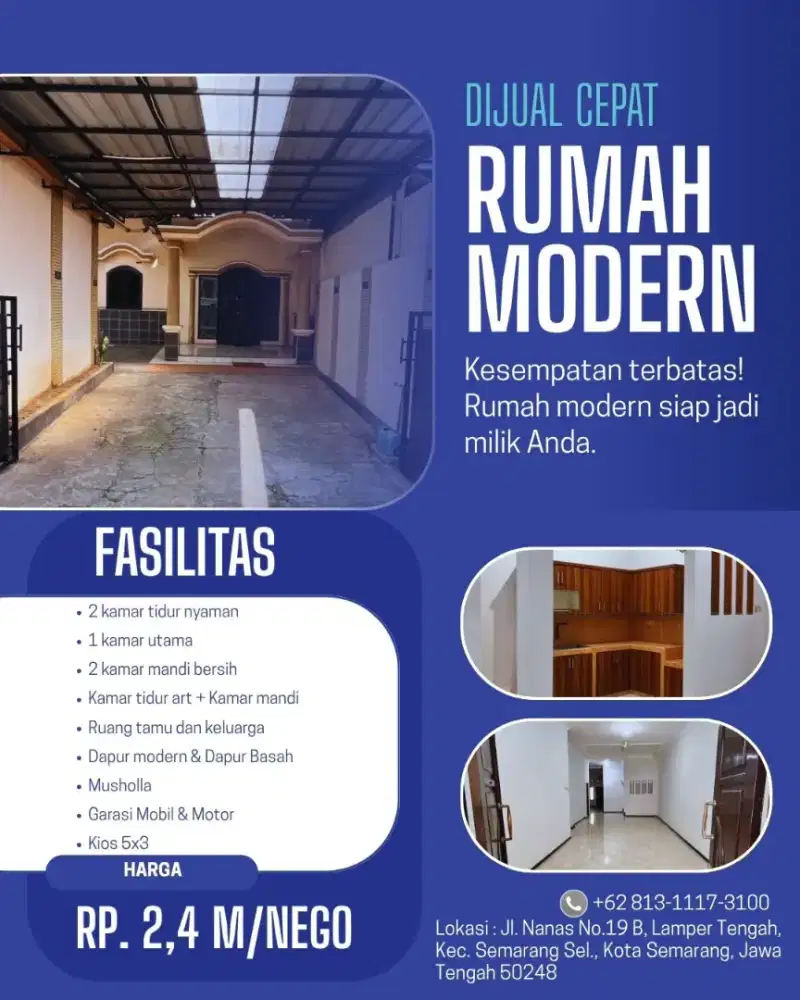 DIJUAL RUMAH TERMURAH DI SEMARANG