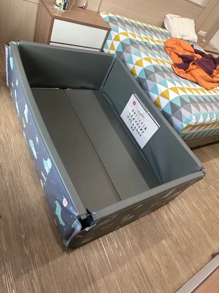 Bumper bed mamacoco type dino 100x150