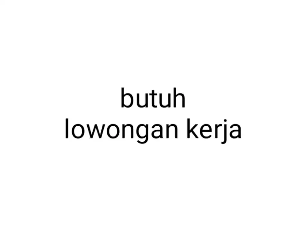 cari lowongan kerja