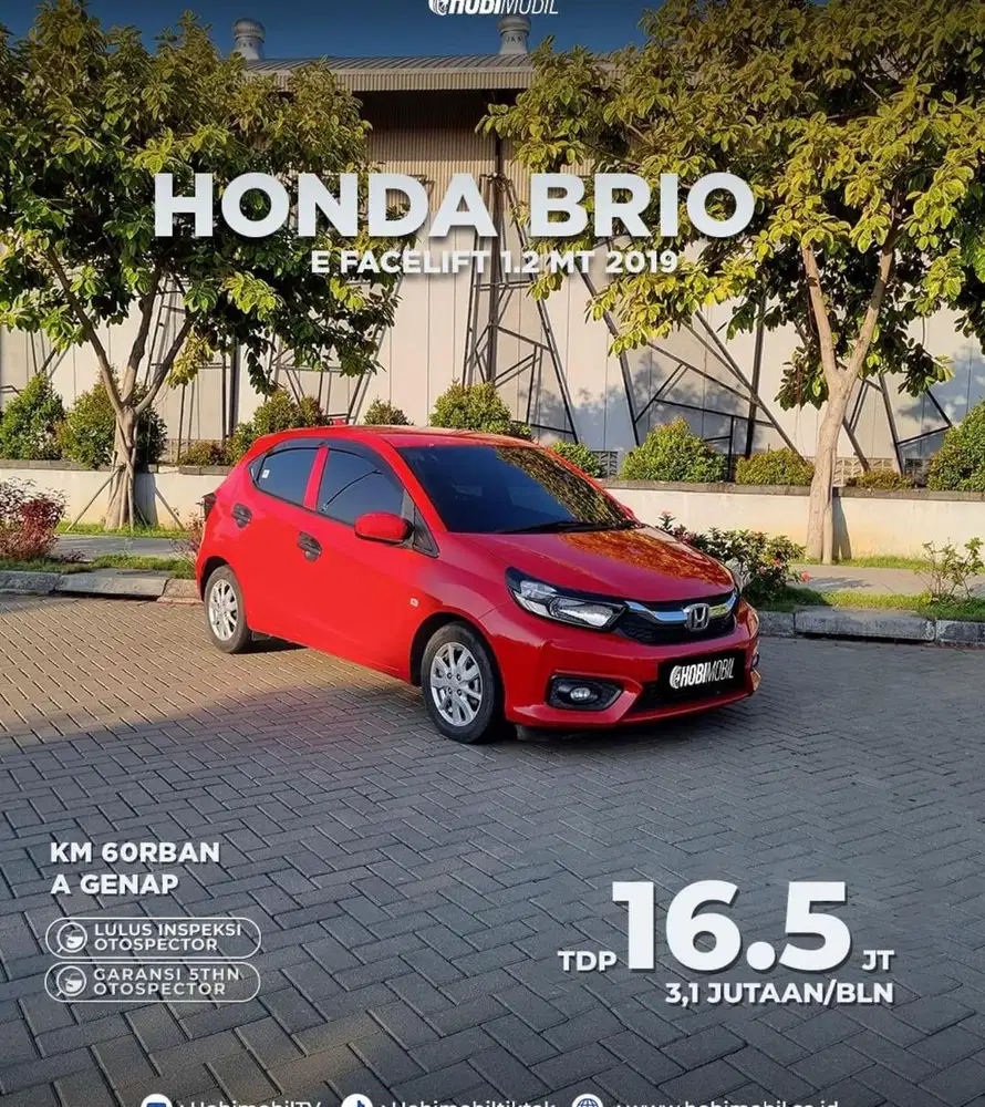 Honda Brio E Facelift 1.2 MT Thn 2019