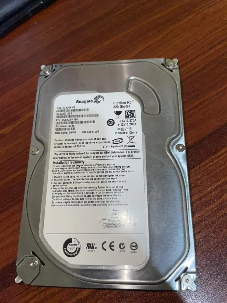 Hardisk Seagate 320gb