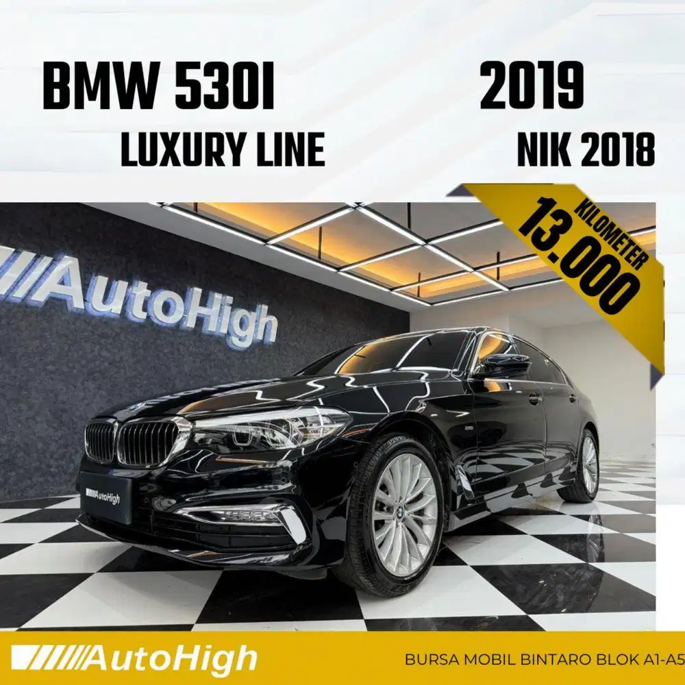 DP10% [Km13.000] 530i Luxury 2018 Black Reg 2020 #AUTOHIGH