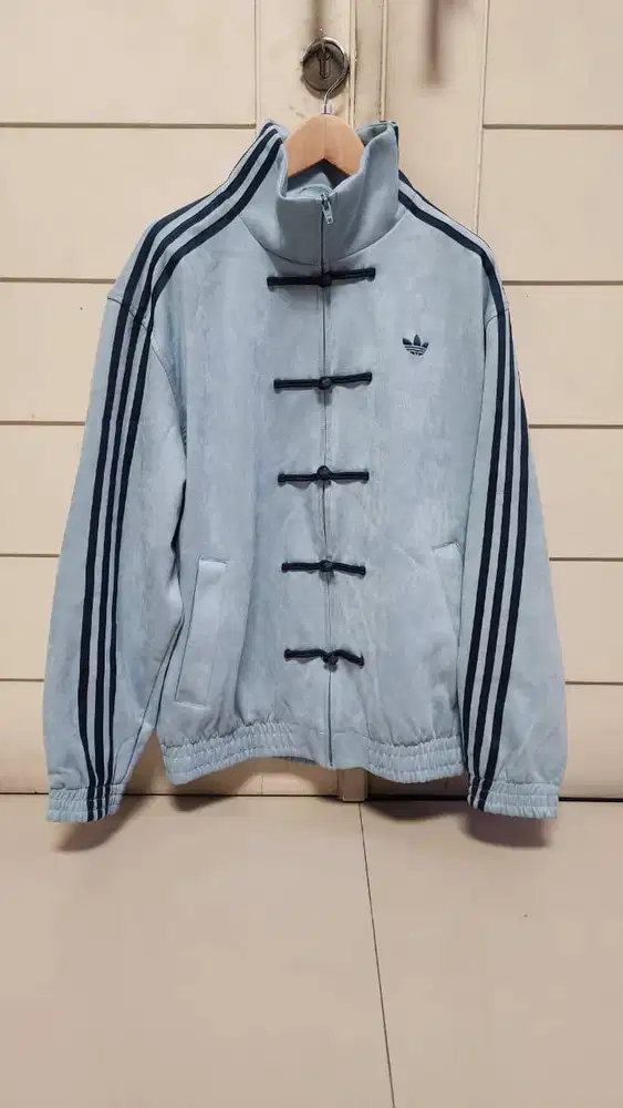 Cheongsam Adidas Biru Chinese New Year Jacket