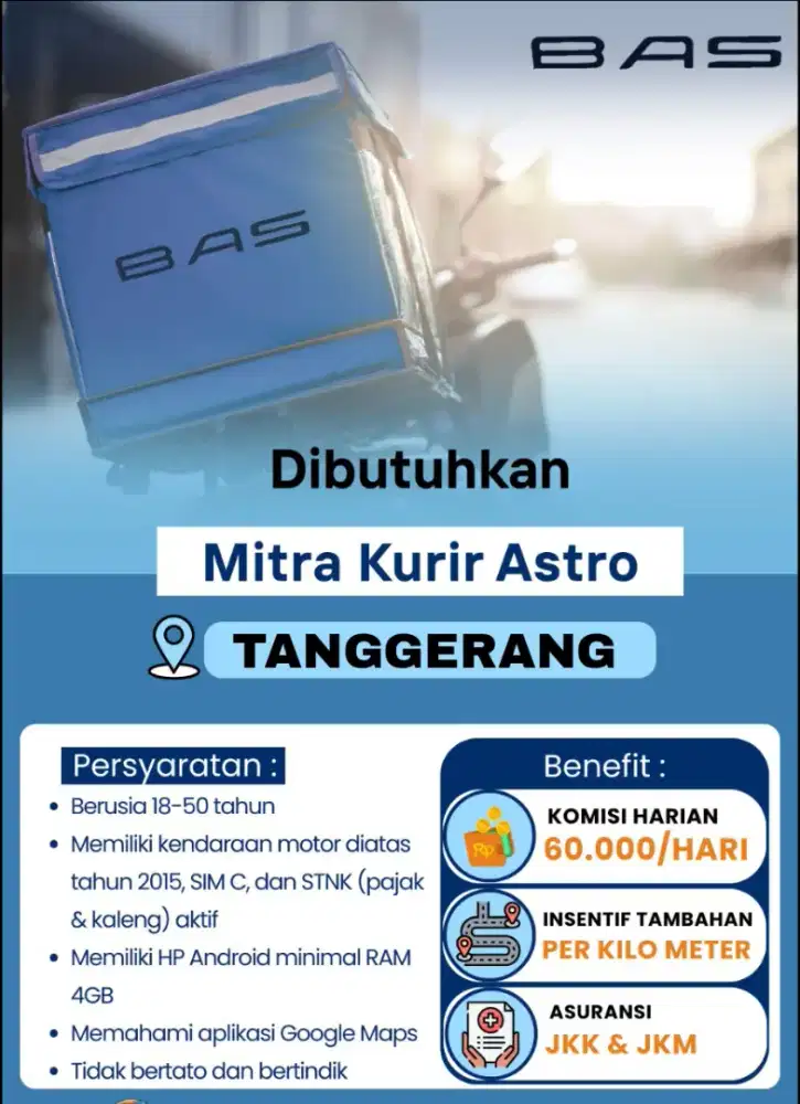 Lowongan Kurir Astro