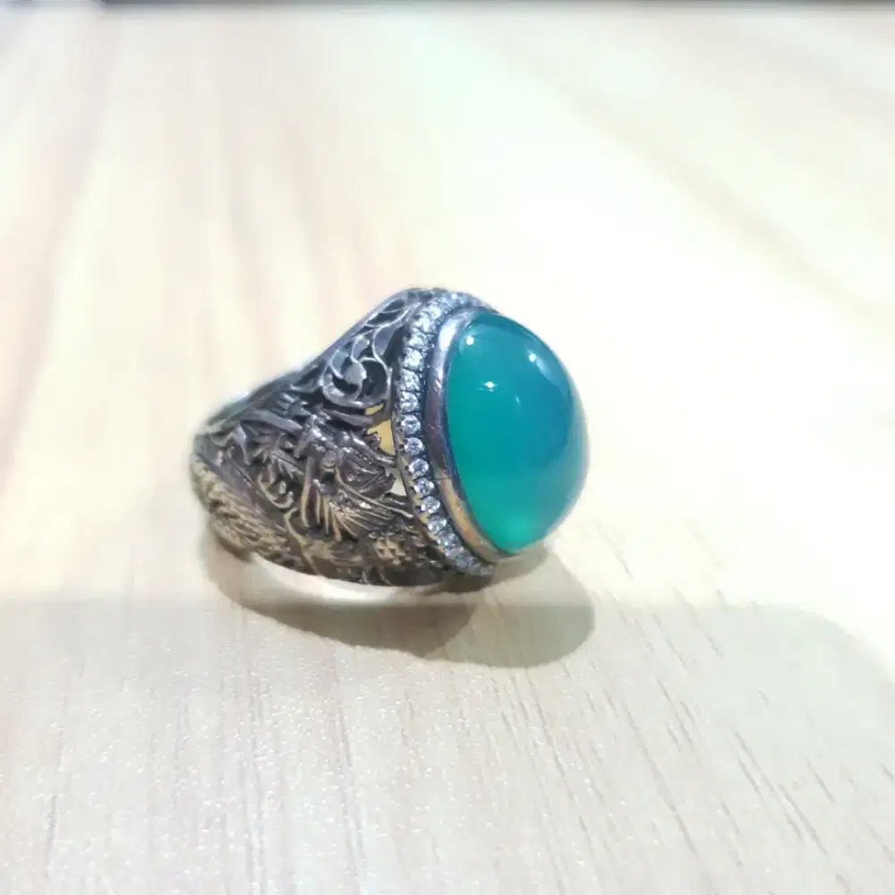 Bacan Ring Perak Naga Pesanan