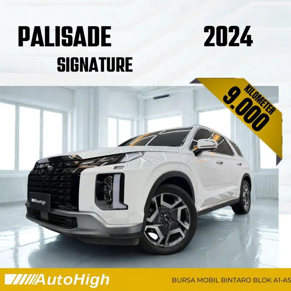 DP10% [Km9.000] Palisade Signature 2024 White Reg 2025 #AUTOHIGH