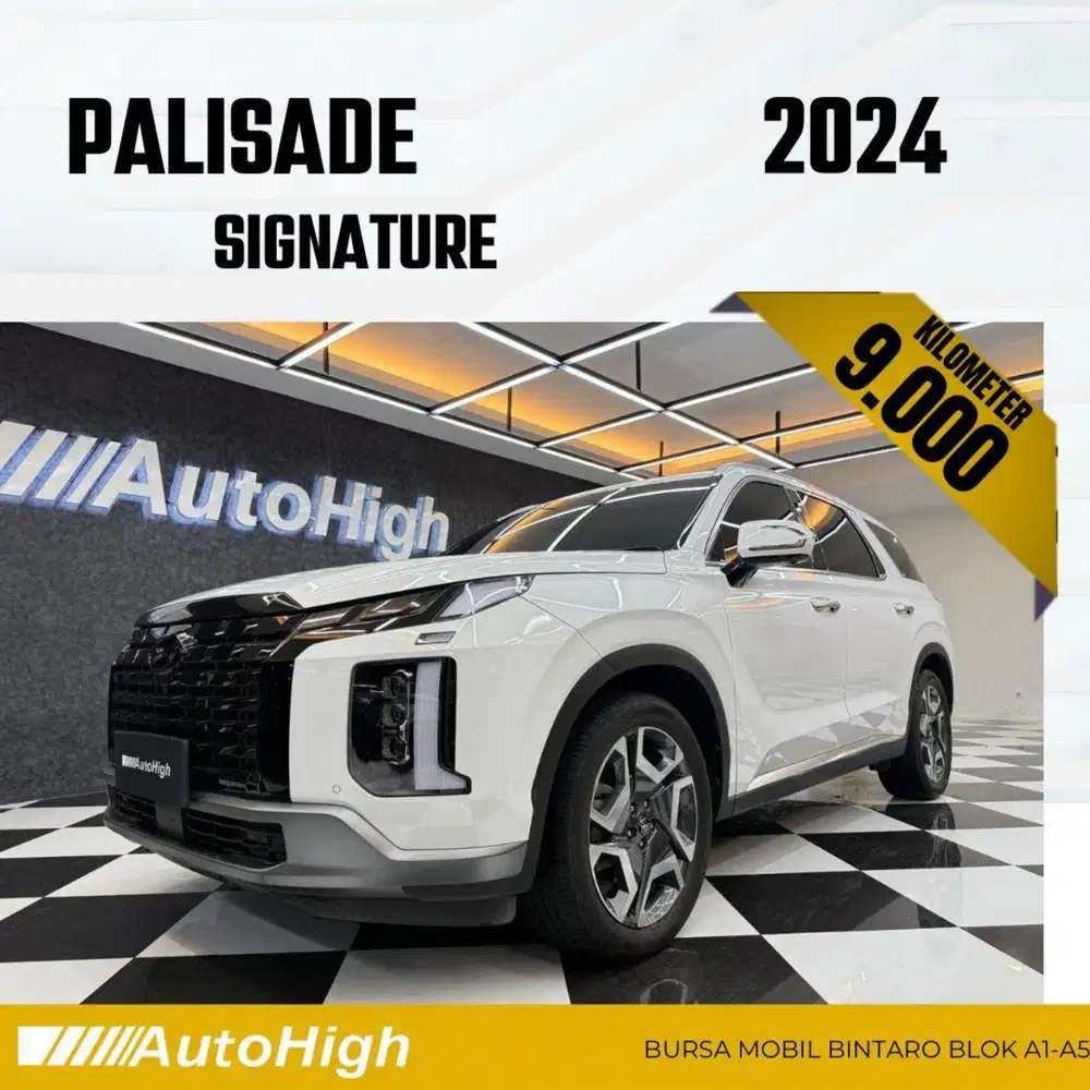 DP10% [Km9.000] Palisade Signature 2024 White / XRT Reg 2023 #AUTOHIGH