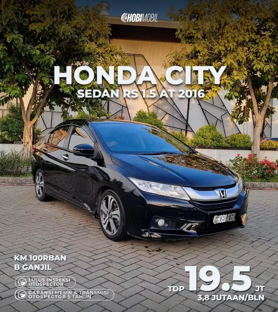 Honda City Sedan RS 1.5 AT Thn 2016