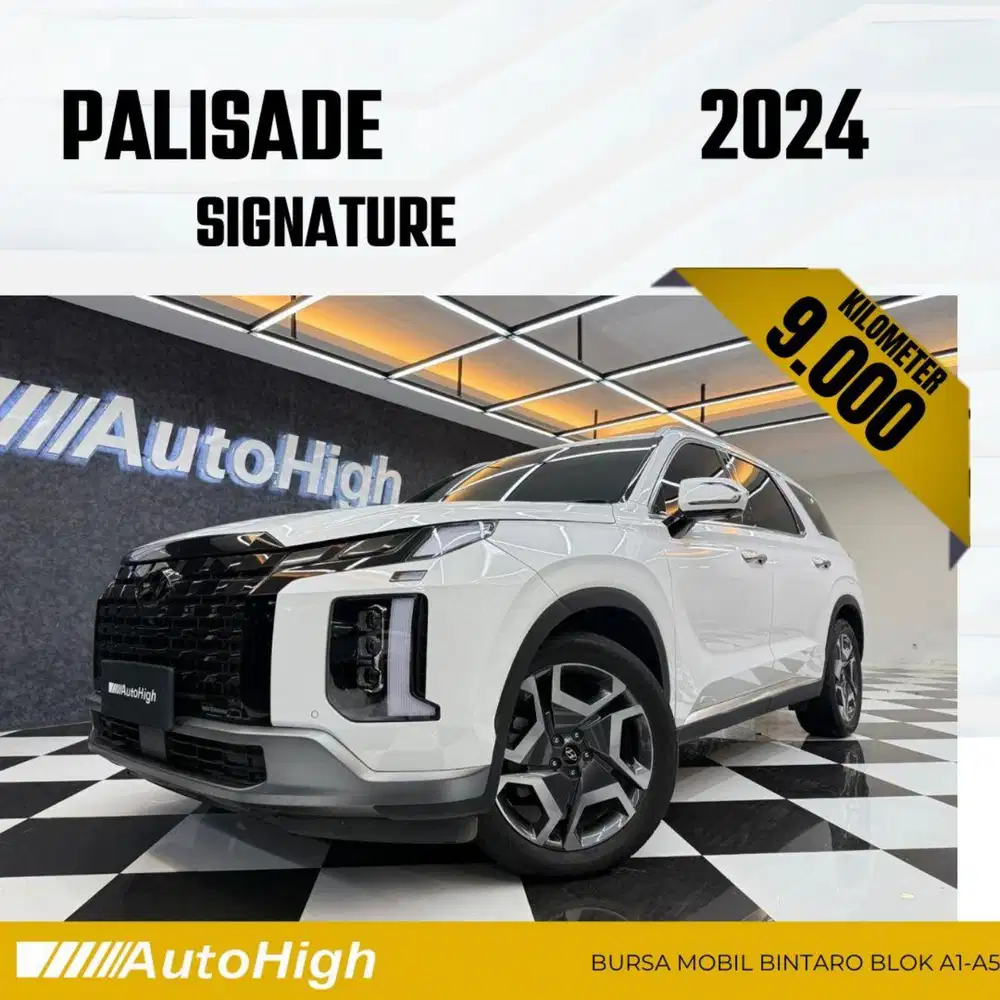 DP10% [Km9.000] Palisade Signature 2024 White / XRT Reg 2023 #AUTOHIGH