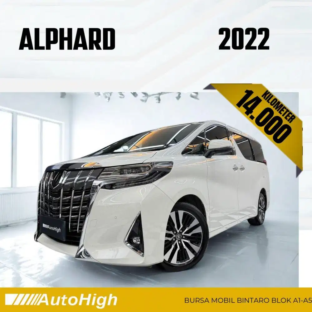DP10% [Km14.000] Alphard G 2022 White Reg 2023 #AUTOHIGH