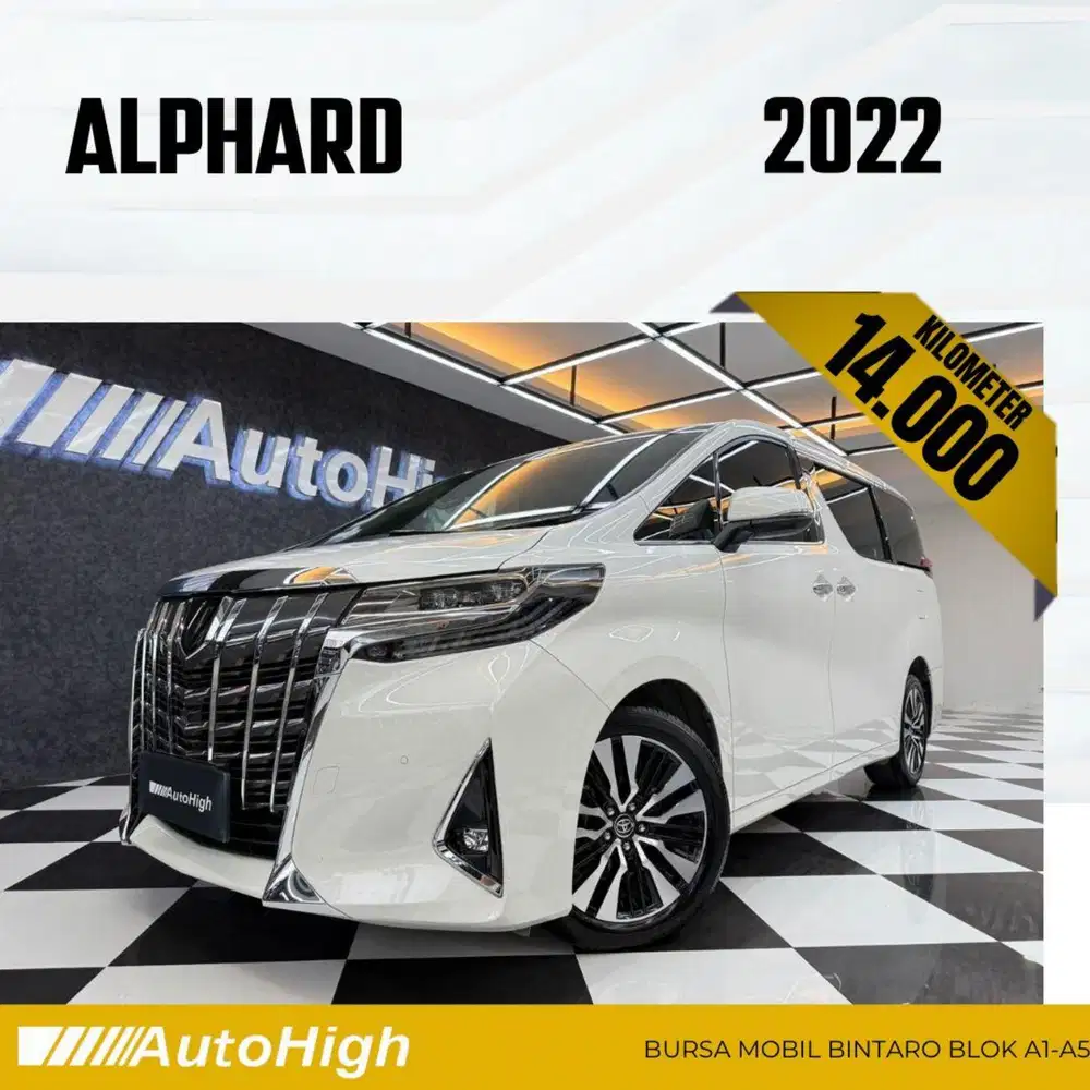DP10% [Km14.000] Alphard G 2022 White Reg 2023 #AUTOHIGH